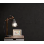 Elysium enyhén csillogó egyszínű sötétbarna-fekete (lángálló, mosható) vlies-vinyl tapéta