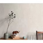 Világos drapp betonmintás (lángálló, mosható) vlies-vinyl tapéta