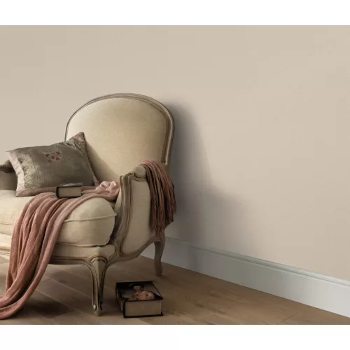 Bézs textúrájú egyszínű (lángálló, mosható) vlies-vinyl tapéta