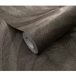 Elysium hidegbarna a. arany fényes toll mintás (lángálló, mosható) vlies-vinyl tapéta