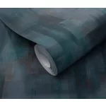 Elysium sötétkék elmosódott mintás (lángálló, mosható) vlies-vinyl tapéta