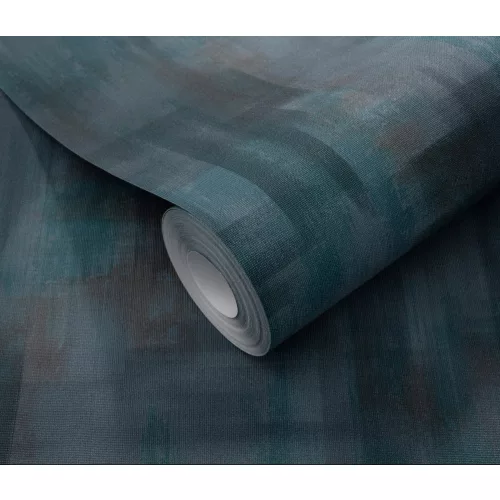 Elysium sötétkék elmosódott mintás (lángálló, mosható) vlies-vinyl tapéta