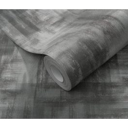   Elysium sötét ezüst metálos elmosódott mintás (lángálló, mosható) vlies-vinyl tapéta