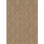 Secret Garden: Barna geometria mintás (lángálló, mosható) vlies-vinyl tapéta