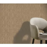 Secret Garden: Barna geometria mintás (lángálló, mosható) vlies-vinyl tapéta