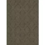 Secret Garden: Sötétbarnás-zöld beütéssel geometria mintás (lángálló, mosható) vlies-vinyl tapéta