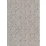 Secret Garden: Szürke geometria mintás (lángálló, mosható) vlies-vinyl tapéta