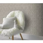 Secret Garden: Szürke geometria mintás (lángálló, mosható) vlies-vinyl tapéta