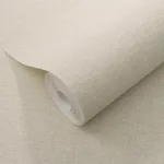 Secret Garden: Egyszínű natúr lenes hatású textúrájú (lángálló, mosható) vlies-vinyl tapéta