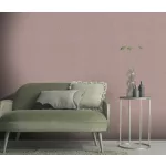 Secret Garden: Egyszínű lilás-mályvás lenes hatású textúrájú (lángálló, mosható) vlies-vinyl tapéta