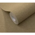 Natúros barna strukturált egyszínű (lángálló, mosható) vlies-vinyl tapéta