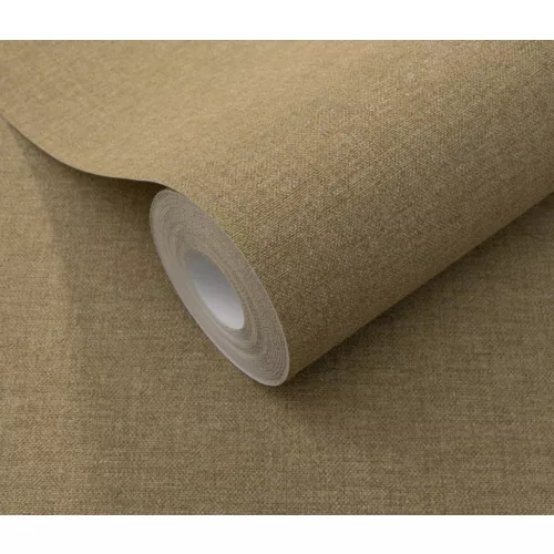 Natúros barna strukturált egyszínű (lángálló, mosható) vlies-vinyl tapéta