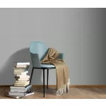 Secret Garden: Egyszínű ezüst szürke lenes hatású textúrájú (lángálló, mosható) vlies-vinyl tapéta