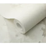 Krém alapon virágos strukturált vlies-vinyl tapéta