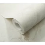 Krém virág mintás csillámos elegáns strukturált vlies-vinyl tapéta