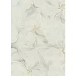 Bézs-fehér-barnás virág mintás csillámos elegáns strukturált vlies-vinyl tapéta