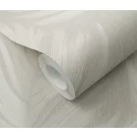 Szürkésbarna alapon tollas csillámos elegáns strukturált vlies-vinyl tapéta