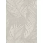 Szürkésbarna alapon tollas csillámos elegáns strukturált vlies-vinyl tapéta