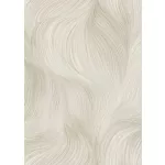 Krém-púder-homok csillogó hullám mintás (lángálló, mosható) vlies-vinyl tapéta