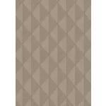 Kakaóbarna matt geometrikus mintás (lángálló, mosható) vlies-vinyl tapéta