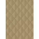 Natúr barna matt geometrikus mintás (lángálló, mosható) vlies-vinyl tapéta