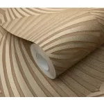 Arany-barna designer mintás (lángálló, mosható) vlies-vinyl tapéta