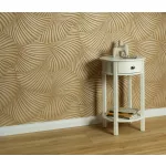 Arany-barna designer mintás (lángálló, mosható) vlies-vinyl tapéta