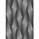 Ezüst-fekete 3D mintás (lángálló, mosható) vlies-vinyl tapéta