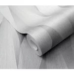 Ezüst 3D mintás (lángálló, mosható) vlies-vinyl tapéta