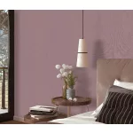 Padlizsán lila alapon ezüst csillámos elegáns egyszínű strukturált vlies-vinyl tapéta