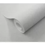 Halványszürke alapon ezüst csillámos elegáns egyszínű strukturált vlies-vinyl tapéta