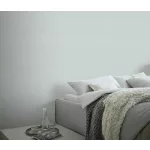 Halványkék alapon ezüst csillámos elegáns egyszínű strukturált vlies-vinyl tapéta