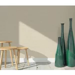 Natúros bézs matt egyszínű szövött textil hatású (lángálló, mosható) vlies-vinyl tapéta