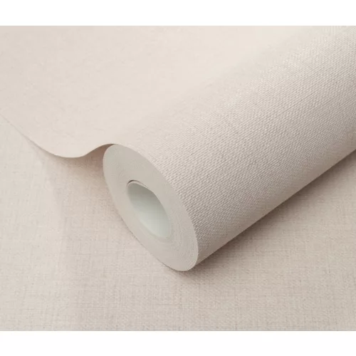 H. rózsaszín matt egyszínű szövött textil hatású (lángálló, mosható) vlies-vinyl tapéta