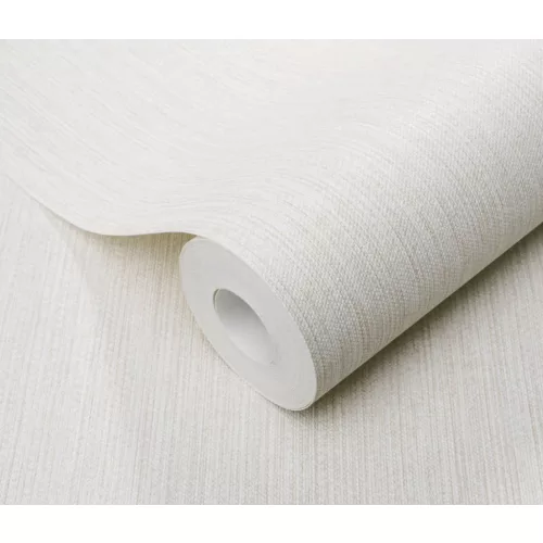 Forest Dreams: Halvány bézs melíros lenes texturált hatású egyszínű (lángálló, mosható) vlies-vinyl tapéta