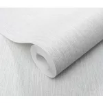 Forest Dreams: Halvány szürke melíros lenes texturált hatású egyszínű (lángálló, mosható) vlies-vinyl tapéta