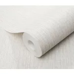 Forest Dreams: Halvány natúr melíros lenes texturált hatású egyszínű (lángálló, mosható) vlies-vinyl tapéta