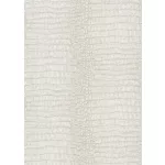 Forest Dreams: Krém enyhén csillogó krokodilbőr mintás texturált hatású (lángálló, mosható) vlies-vinyl tapéta