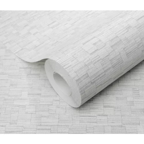 Forest Dreams: Szürke kőfal mintás enyhén csilligó texturált (lángálló, mosható) vlies-vinyl tapéta