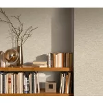 Forest Dreams: Bézs kőfal mintás enyhén csilligó texturált (lángálló, mosható) vlies-vinyl tapéta