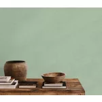 Forest Dreams: Zöld egyszínű texturált (lángálló, mosható) vlies-vinyl tapéta