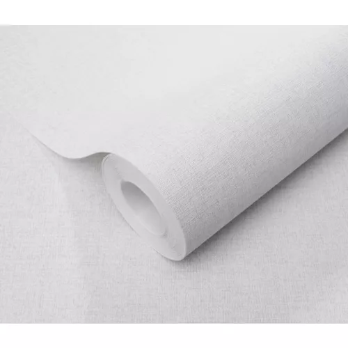 Forest Dreams: Halvány kékes-szürke egyszínű texturált (lángálló, mosható) vlies-vinyl tapéta