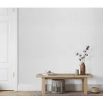 Forest Dreams: Halvány kékes-szürke egyszínű texturált (lángálló, mosható) vlies-vinyl tapéta