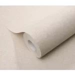 Forest Dreams: Natúrbarna egyszínű texturált (lángálló, mosható) vlies-vinyl tapéta