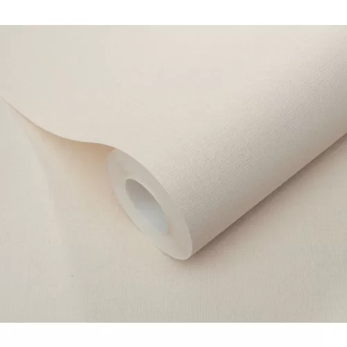 Forest Dreams: Krém egyszínű texturált (lángálló, mosható) vlies-vinyl tapéta