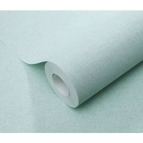 Forest Dreams: Vízkék egyszínű texturált (lángálló, mosható) vlies-vinyl tapéta