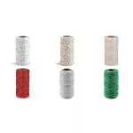 Zöld-arany pamut zsinór (1,5 mm-es) tekercsben (#8)