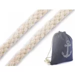 Vastag pamut zsinór (8-10 mm-es): Natúr (#1) kb.10 méteres csomagban