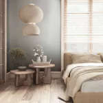 City Romance textil mintás: halványszürke a. ezüst fényes vlies-vinyl tapéta