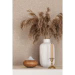 City Romance textil mintás: natúrosbarna a. fényes vlies-vinyl tapéta